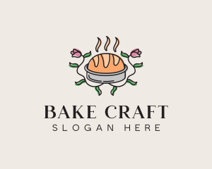 Bread Loaf Baking logo design