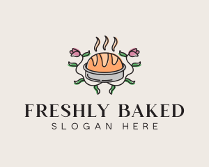 Bread Loaf Baking logo design