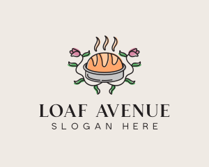 Bread Loaf Baking logo design