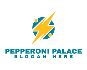 Charging Power Plant  Logo