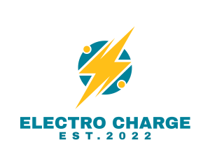 Charging Power Plant  logo design