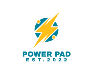 Charging Power Plant  logo design