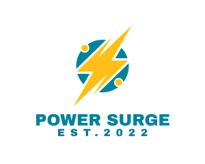 Charging Power Plant  logo design