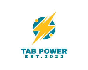 Charging Power Plant  logo design