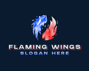 Fire Ice Contractor logo design