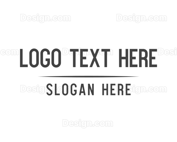 Clean Minimalist Wordmark Logo