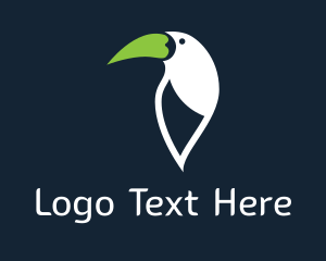 Beak - Green Bird Beak logo design