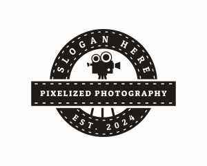 Camera Film Reel logo design