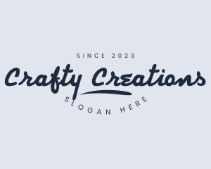 Handwritten Cursive Wordmark logo design