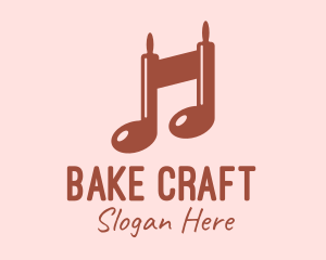 Baking Musical Note logo design