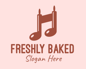 Baking Musical Note logo design