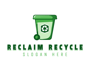 Garbage Bin Trash Recycle logo