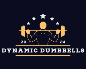 Muscle Barbell Bodybuilder logo