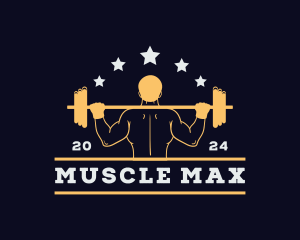 Muscle Barbell Bodybuilder logo