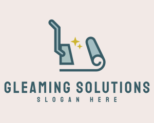 Carpet Cleaning Vacuum logo design