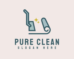 Carpet Cleaning Vacuum logo design