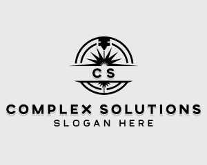 CNC Laser Machinery logo design