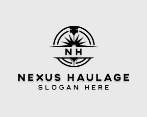 CNC Laser Machinery logo design