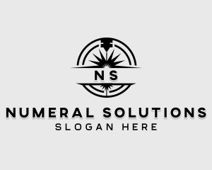 CNC Laser Machinery logo design