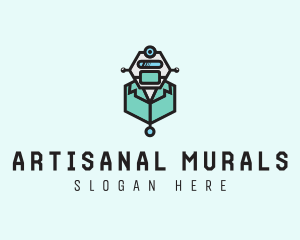 AI Robot Medical Doctor logo design