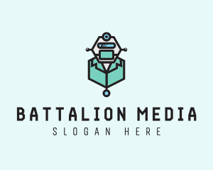 AI Robot Medical Doctor logo design