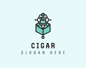 AI Robot Medical Doctor logo design