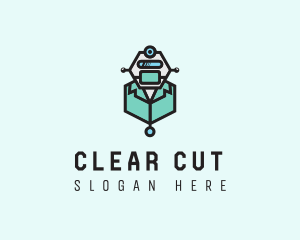 AI Robot Medical Doctor logo design