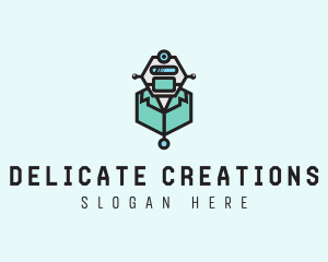 AI Robot Medical Doctor logo design