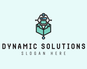 AI Robot Medical Doctor logo design