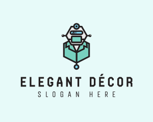 AI Robot Medical Doctor logo design