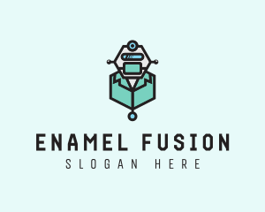 AI Robot Medical Doctor logo design