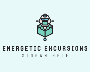 AI Robot Medical Doctor logo design