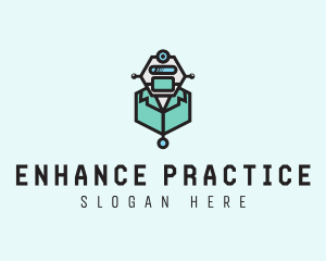 AI Robot Medical Doctor logo design