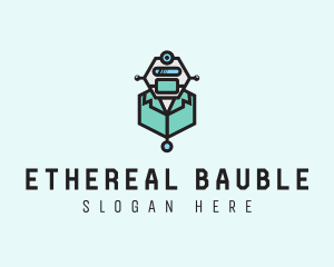 AI Robot Medical Doctor logo design