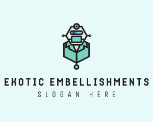 AI Robot Medical Doctor logo design