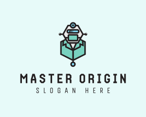 AI Robot Medical Doctor logo design