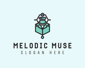 AI Robot Medical Doctor logo design