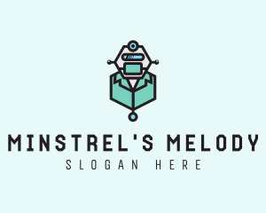 AI Robot Medical Doctor logo design