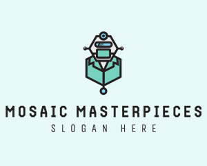 AI Robot Medical Doctor logo design