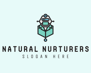 AI Robot Medical Doctor logo design