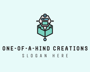 AI Robot Medical Doctor logo design