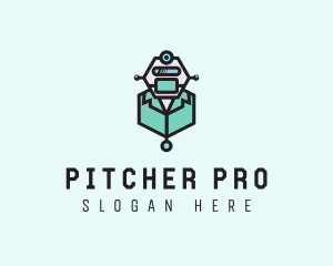 AI Robot Medical Doctor logo design