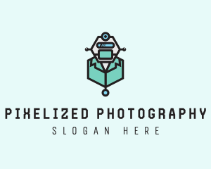 AI Robot Medical Doctor logo design