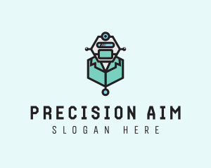 AI Robot Medical Doctor logo design