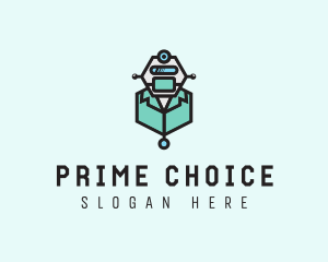 AI Robot Medical Doctor logo design