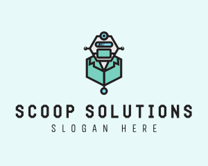 AI Robot Medical Doctor logo design