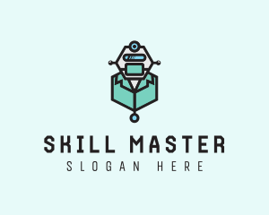 AI Robot Medical Doctor logo design