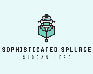 AI Robot Medical Doctor logo design