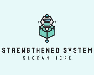 AI Robot Medical Doctor logo design