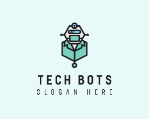 AI Robot Medical Doctor logo design